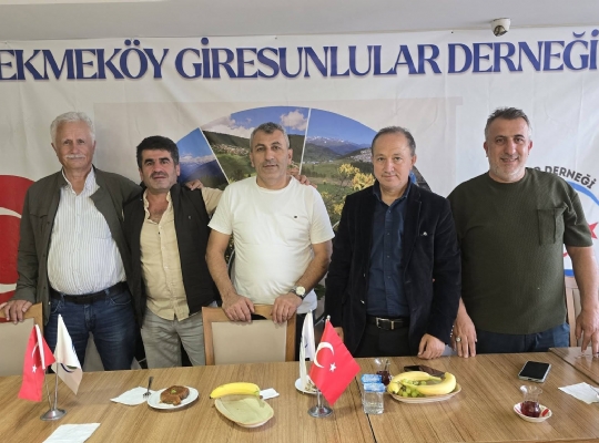 MUSA KARAKUŞ’TAN ÇEKMEKÖY GİRESUNLULAR DERNEĞİ’NE ZİYARET